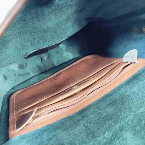 Dooney & Bourke vintage black leather saddle bag crossbody - Picture 9 of 16